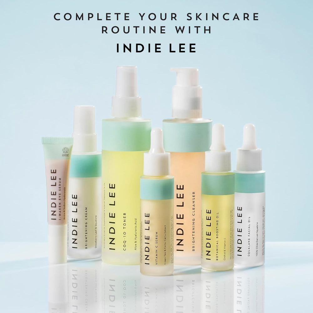 Indie Lee Squalane Oil as beard oil tames frizz and nourishes.