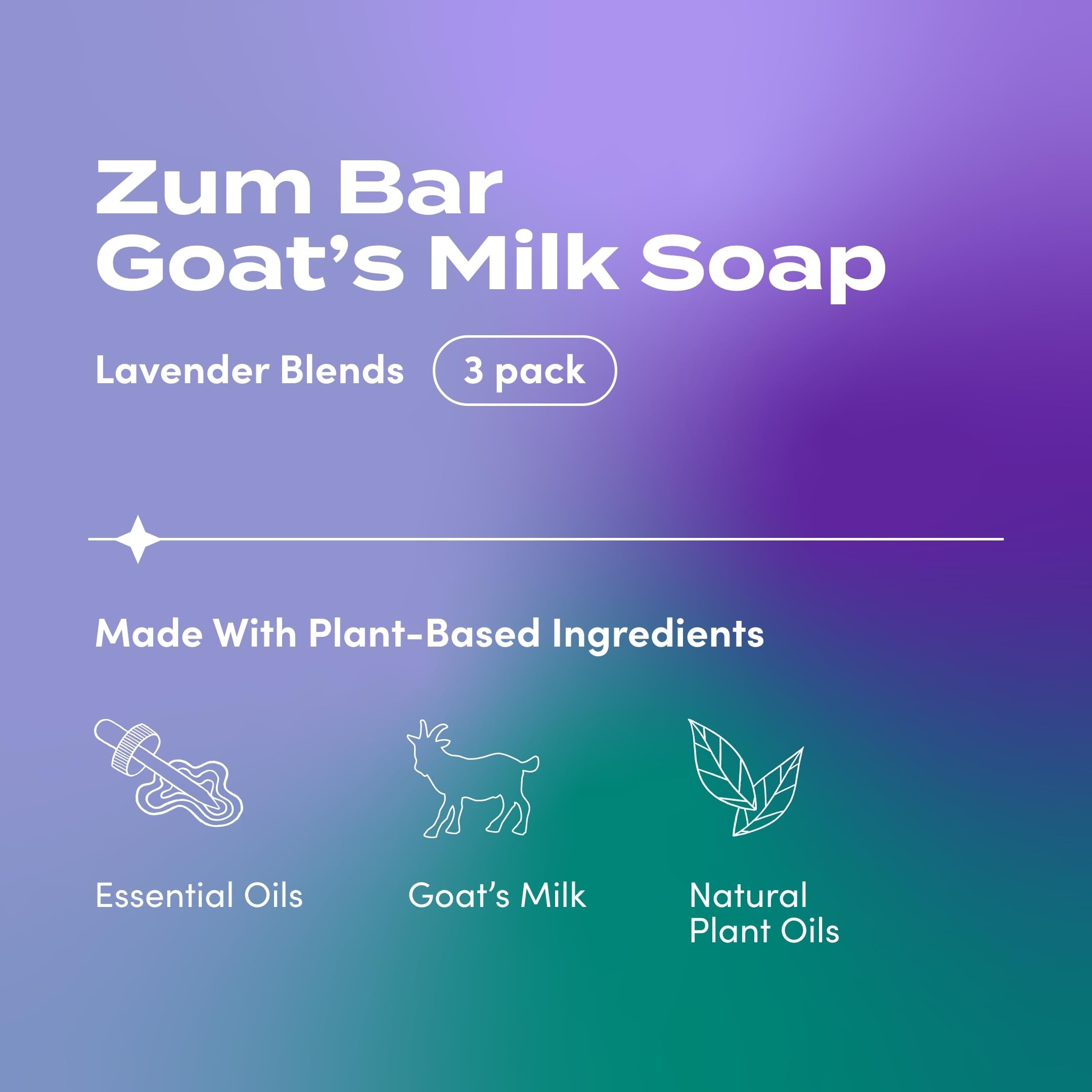 Indigo Wild goat milk soap bar highlights natural oil blend for nourished skin.