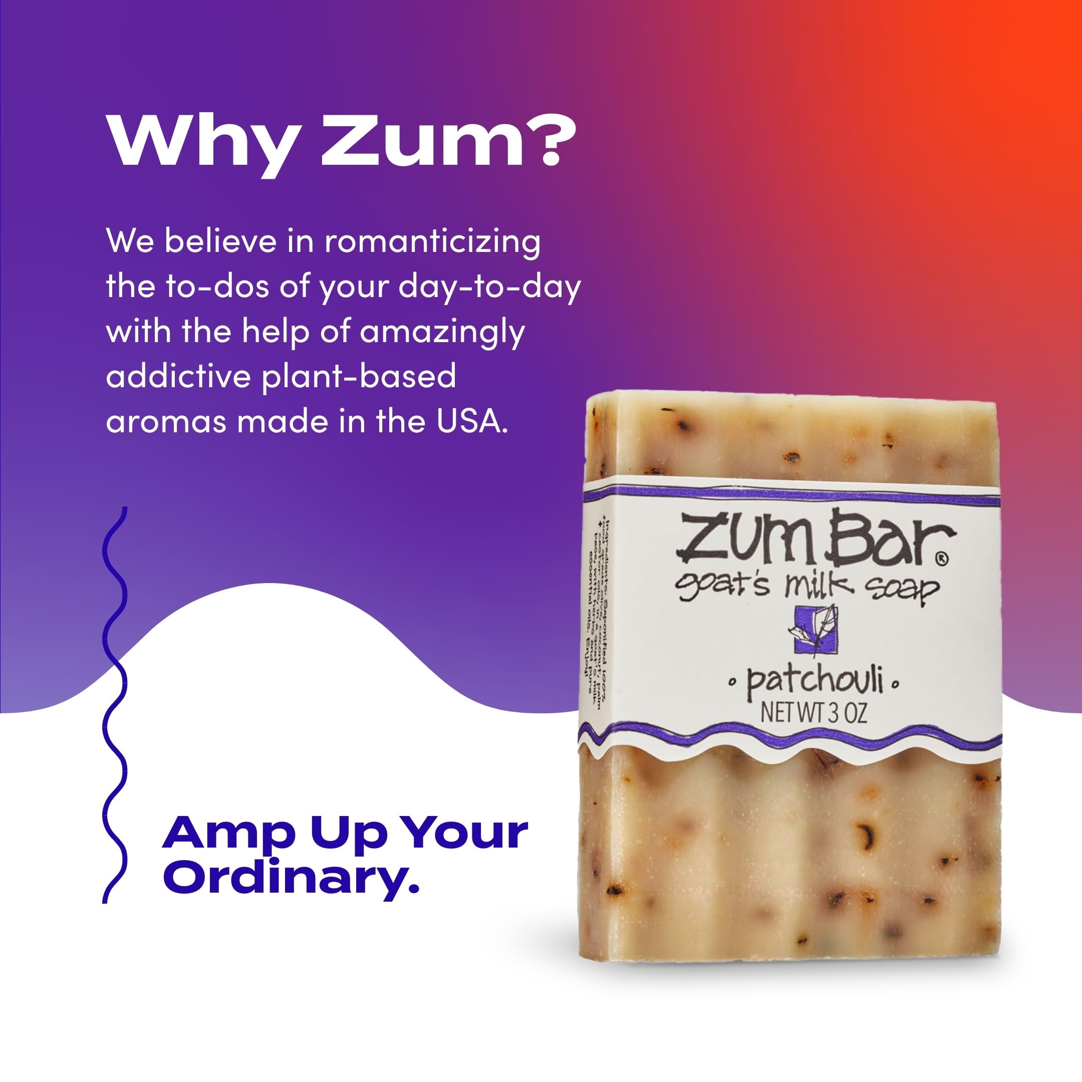 Indigo Wild Goat's Milk Soap Patchouli bar cruelty-free and natural.