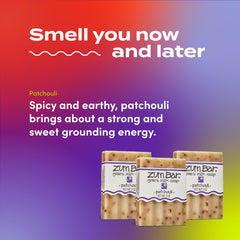 Indigo Wild Goat's Milk Soap Patchouli scent notes with earthy, musky undertones.