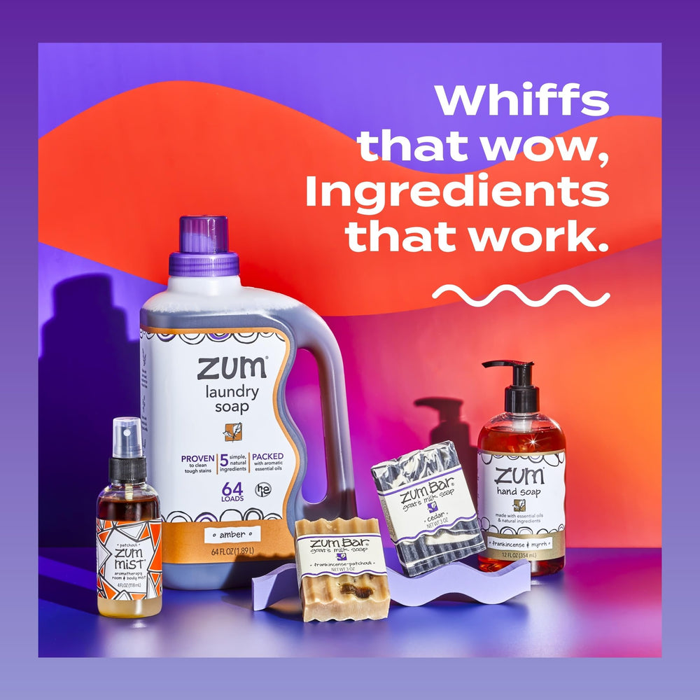 Indigo Wild Zum Face Cleanser packaging label highlights cruelty-free USA-made craftsmanship