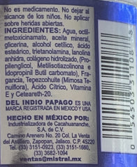 Packaging of Indio Papago Tepezcohuite cream for premium skincare routine