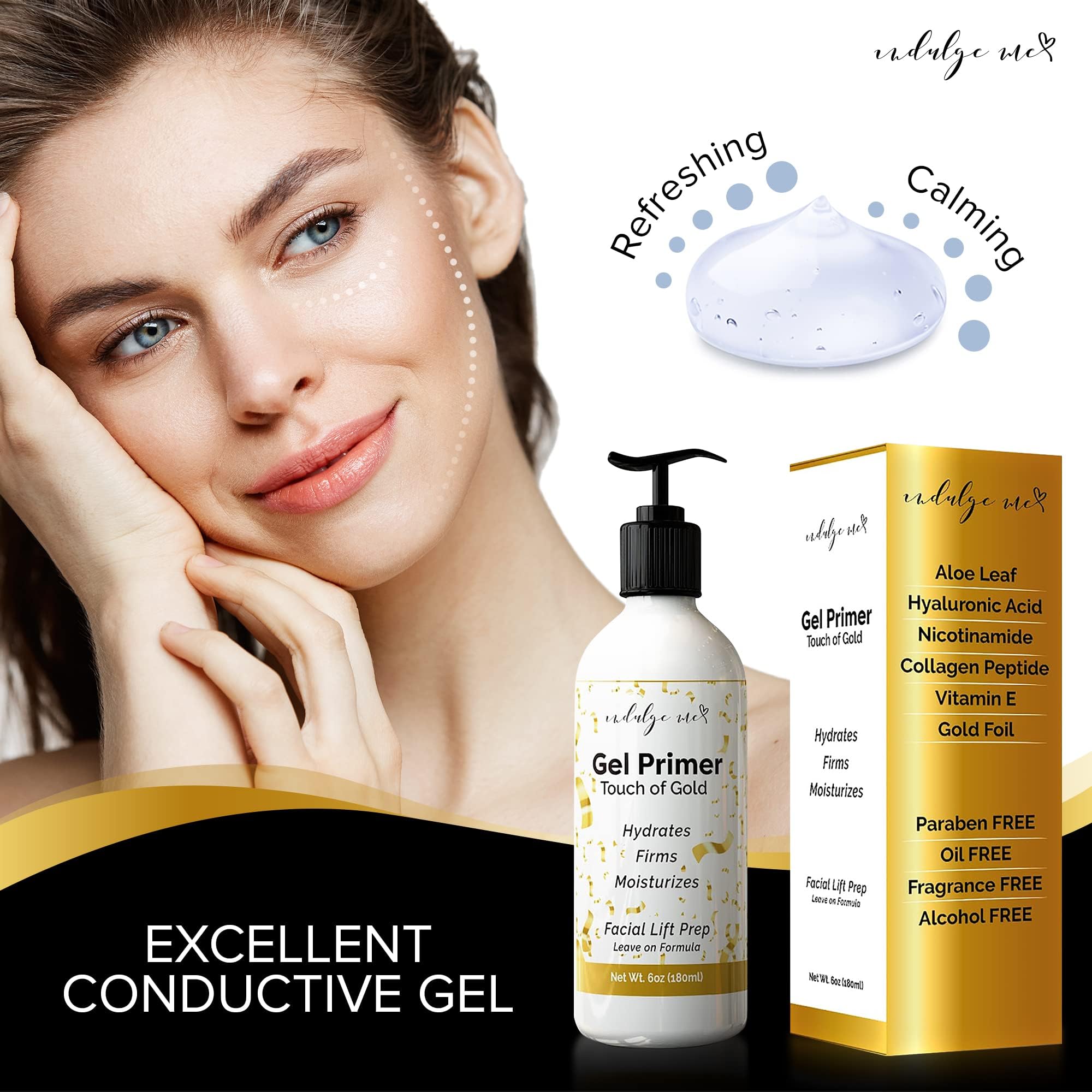 IndulgeMe Conductive Gel Primer seaweed and vitamin E balance moisture for calmer skin.