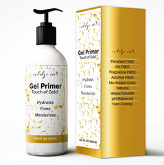 IndulgeMe Conductive Gel Primer packaging ready for at-home microcurrent routines.