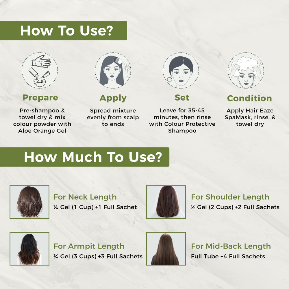 INDUS VALLEY gel hair color 8 herbs — nourishing botanicals for healthier-looking color.
