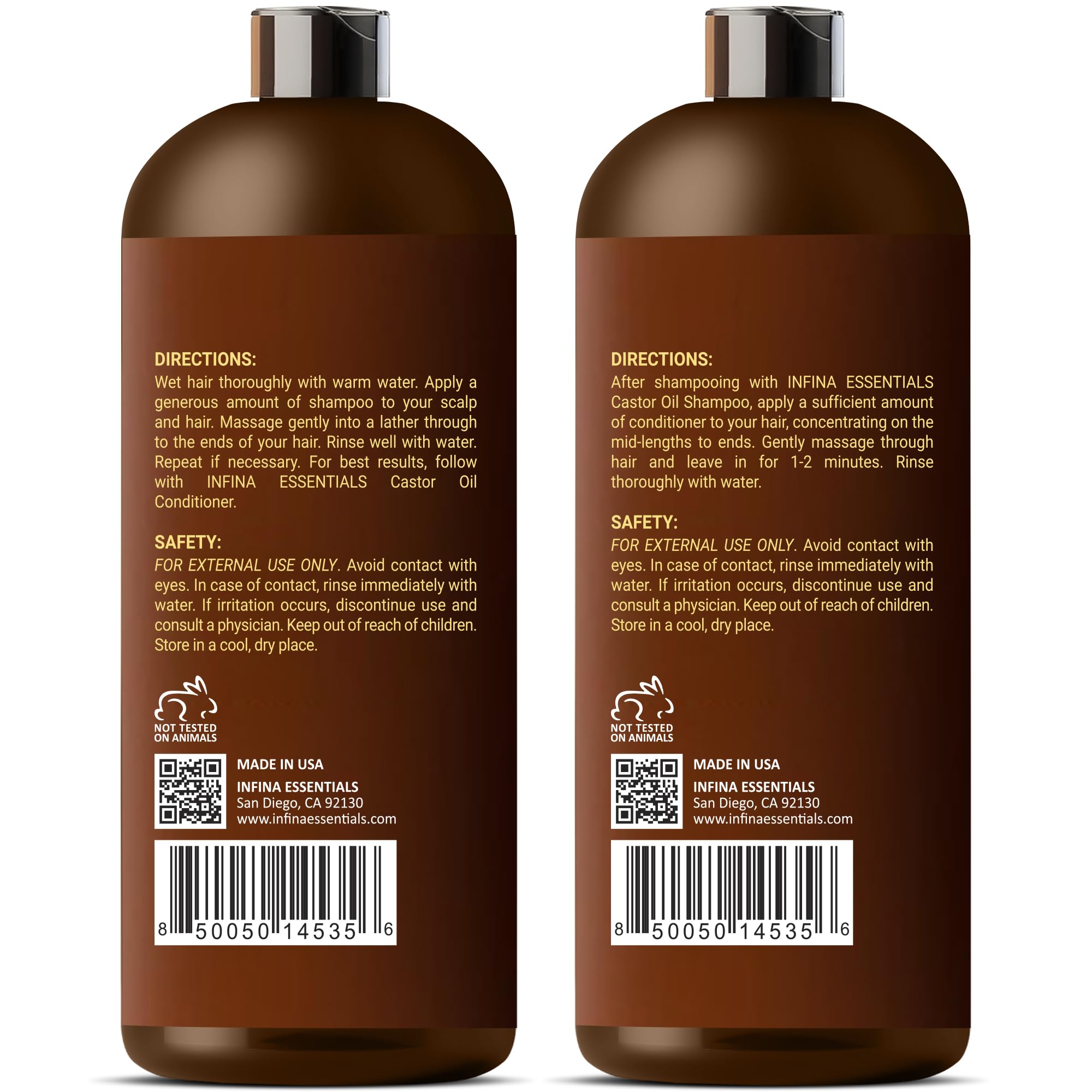 INFINA ESSENTIALS duo-pack on display highlights value and comprehensive care.