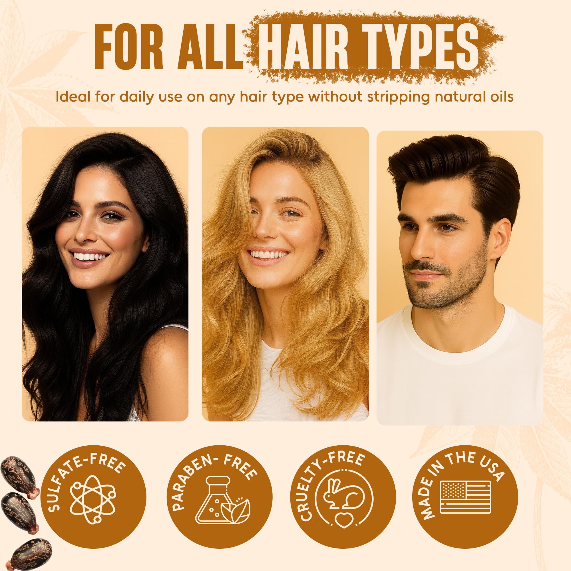 INFINA ESSENTIALS Hair growth support concept visual suggests denser-looking strands