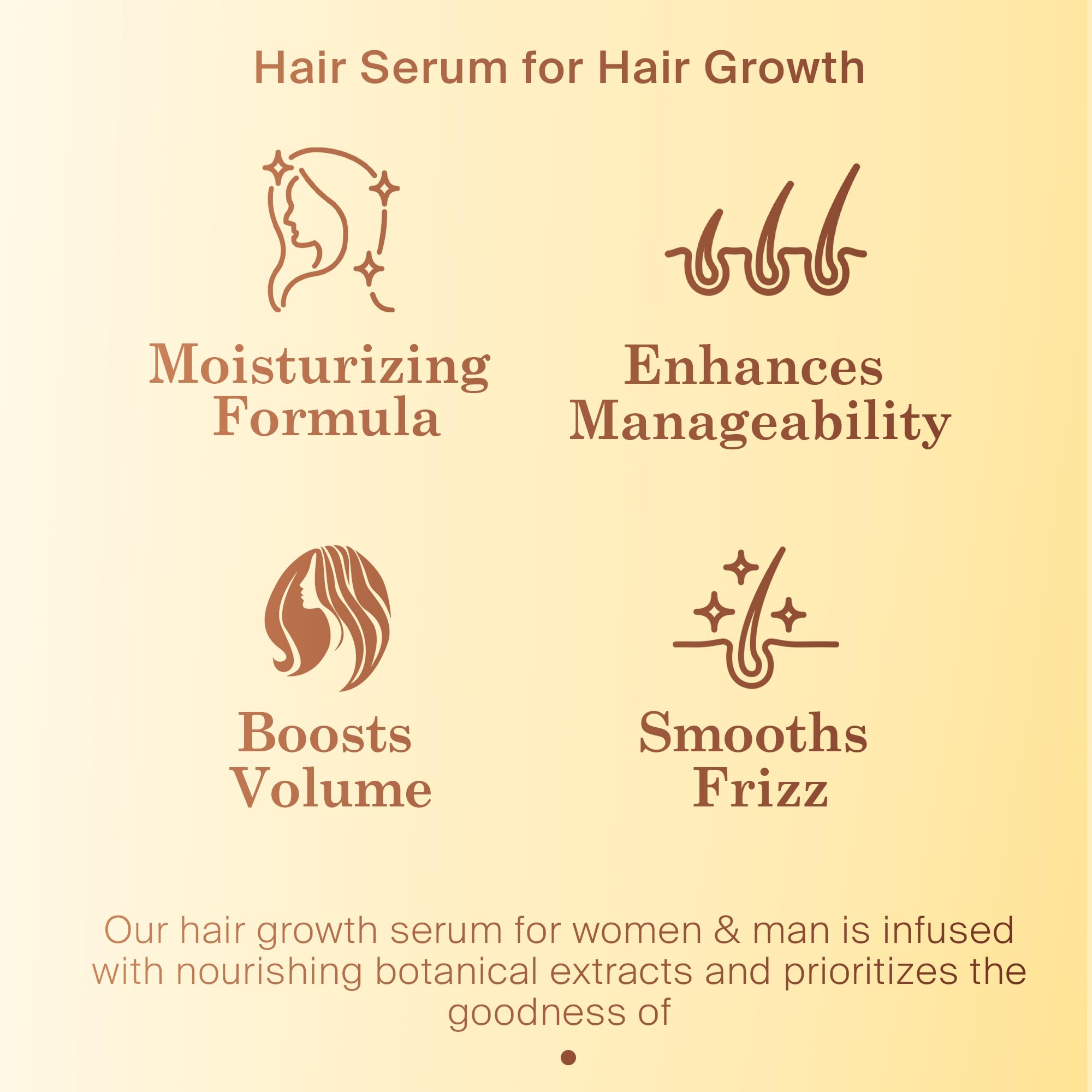 INFINA ESSENTIALS peptide serum close-up highlights dense look potential and healthier shine