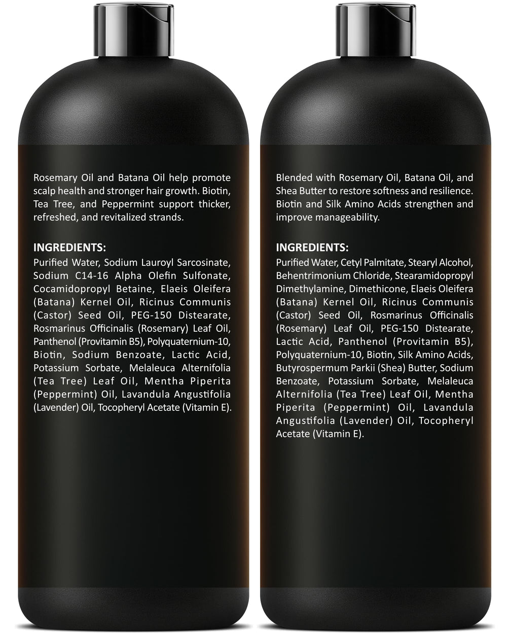 INFINA ESSENTIALS Sulfate-Free Label closeup highlights gentle, non-drying formula.