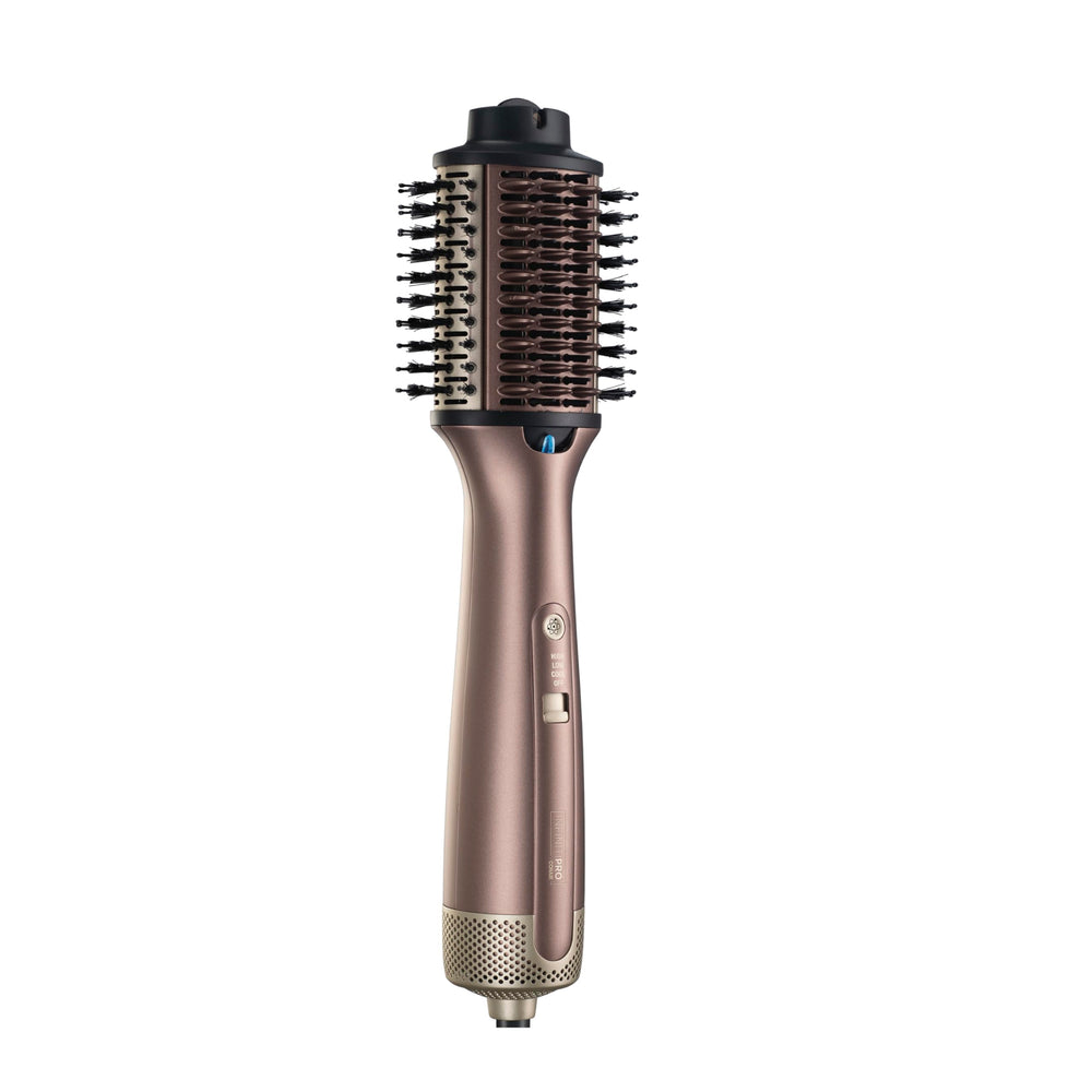 Conair InfinitiPRO 2-in-1 in action for wet-to-dry styling and volumizing results.
