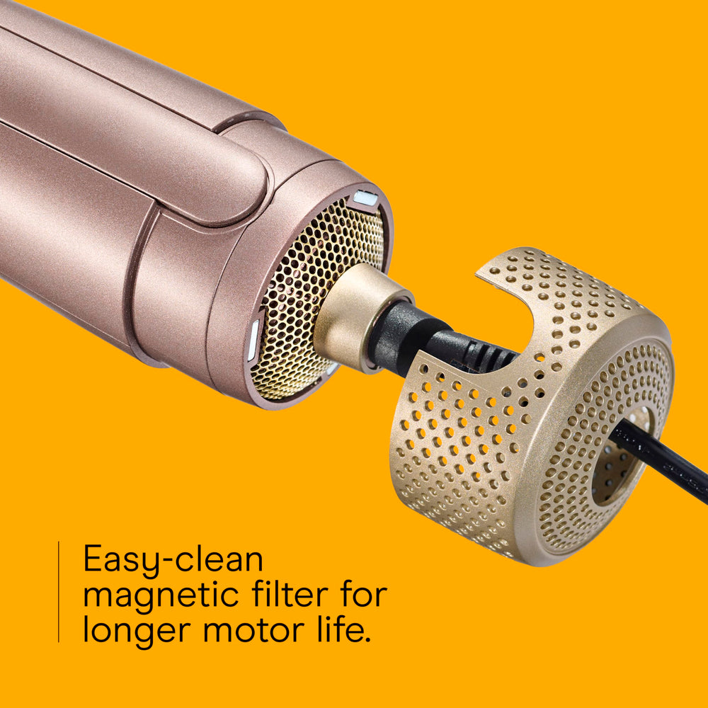 InfinitiPRO anti-frizz technology helps achieve a smooth, polished look.