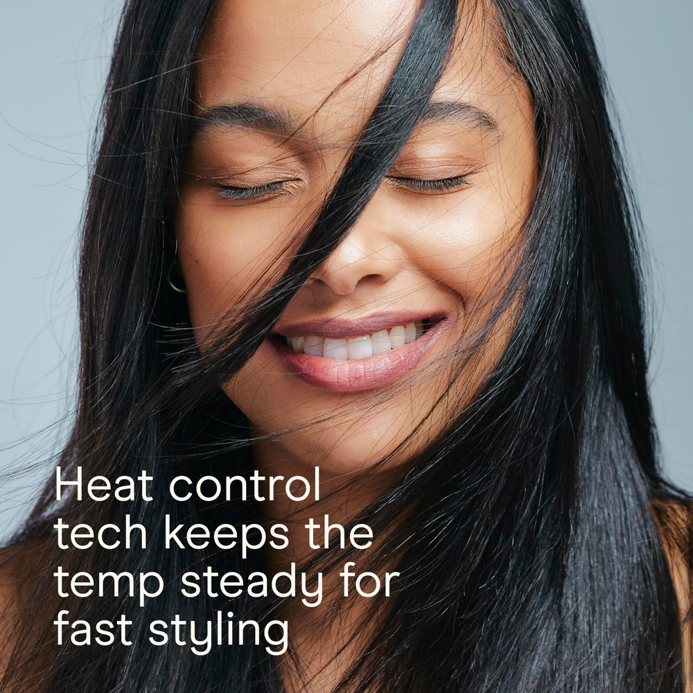 Tourmaline ceramic plates help reduce frizz and boost shine.