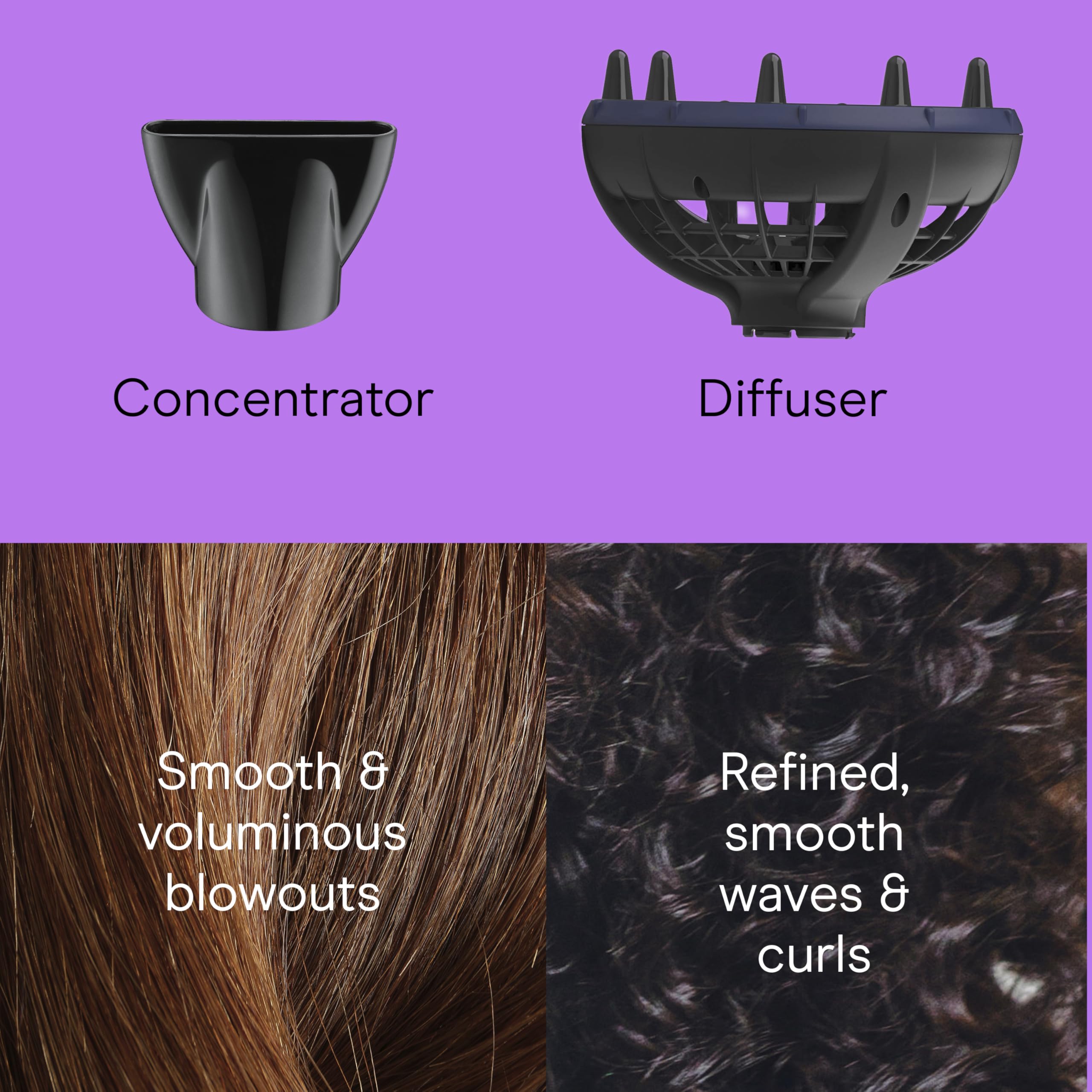 InfinitiPRO usage with curls image depicts salon-like home styling for natural textures.