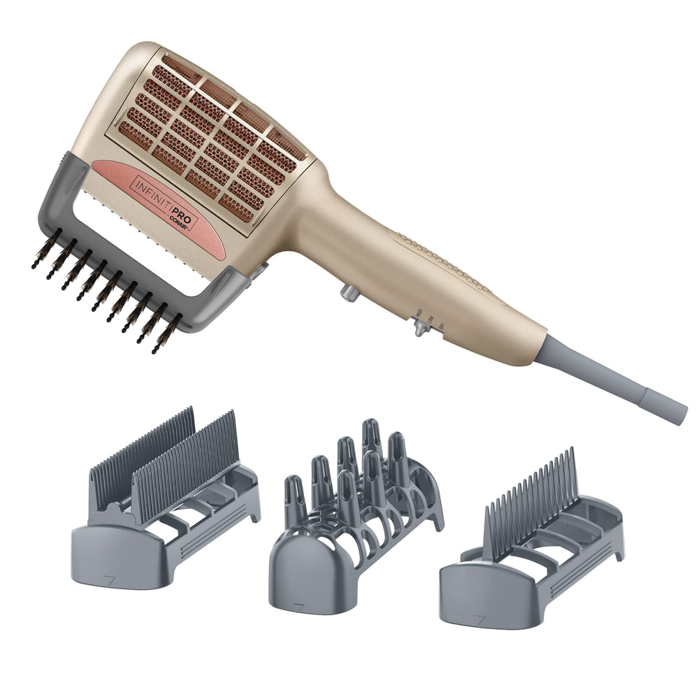 Conair InfinitiPRO Frizz Free Dryer front view for salon results at home
