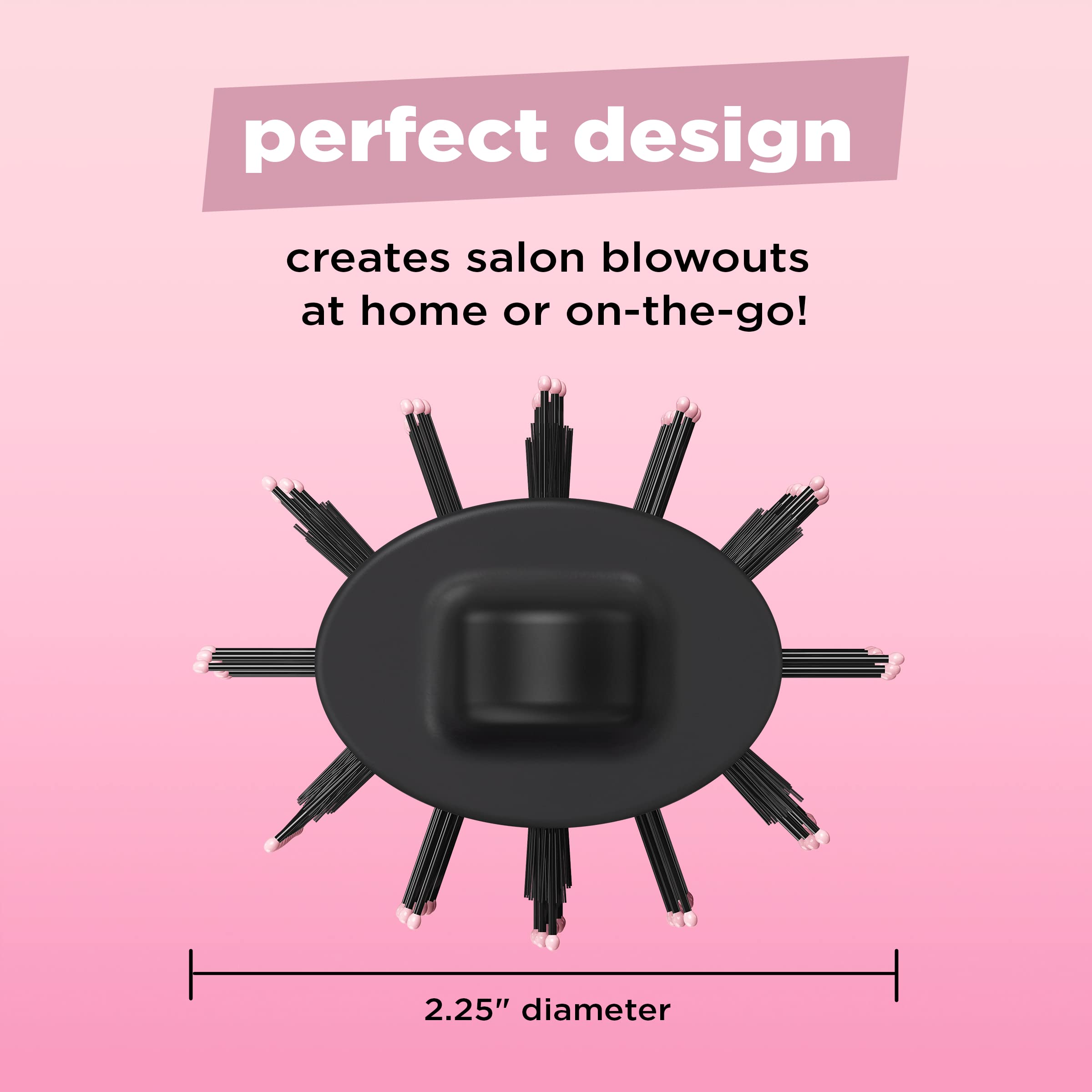 Infinitipro Knot Dr. oval dryer brush with ionic ceramic for shine and frizz control