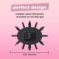 Infinitipro Knot Dr. oval dryer brush with ionic ceramic for shine and frizz control