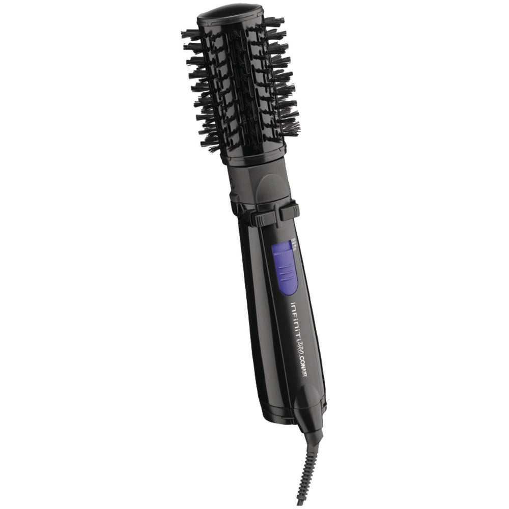 InfinitiPro Spin Air 2-inch front view demonstrates quick dry-and-style on damp hair
