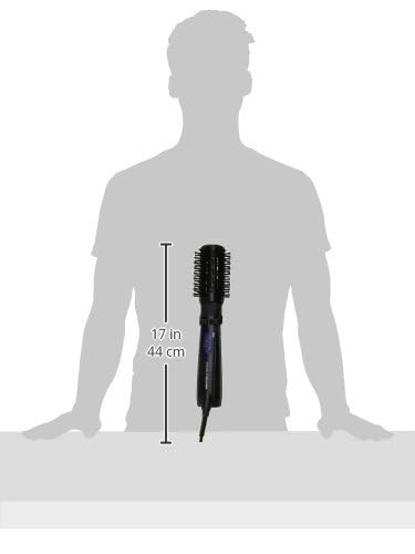 InfinitiPro Spin Air damp-hair prep shot shows starting with slightly damp hair for best results