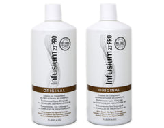 Infusium 23 Pro 23 Treatment original bottles—two-pack for at-home conditioning.