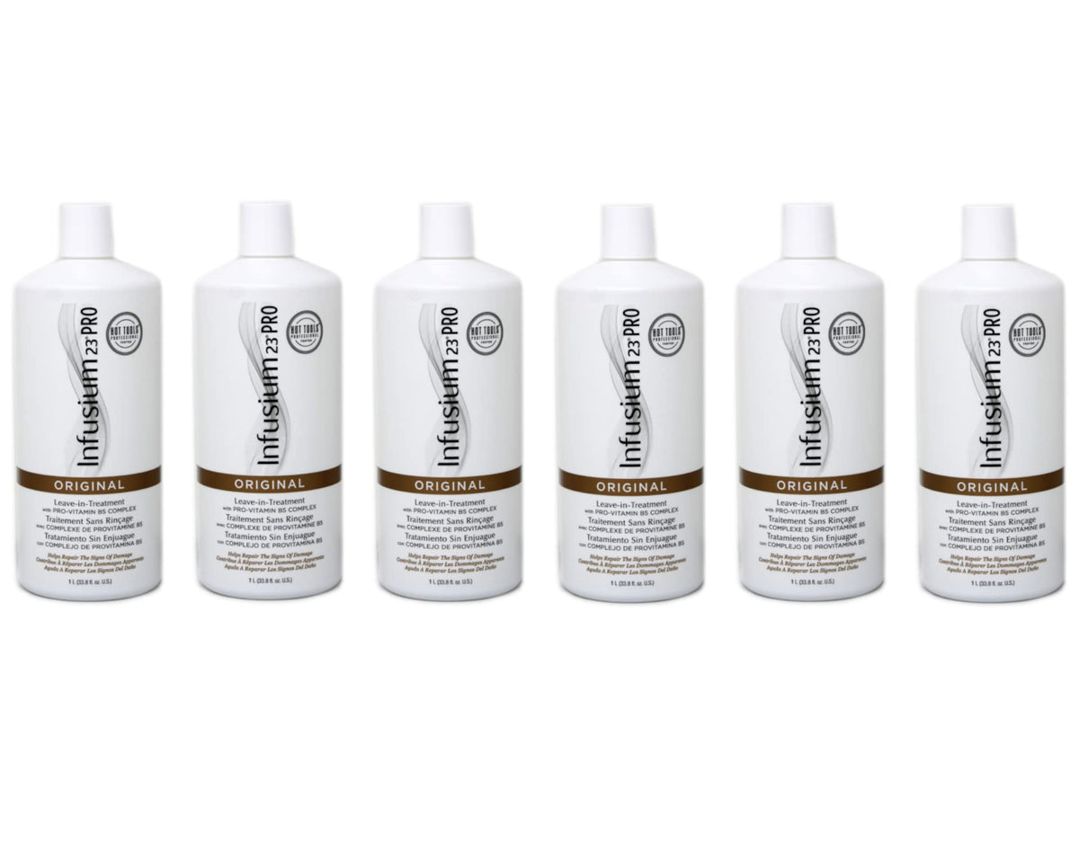 Infusium 23 Pro Treatment Original bottle front, 33.8 oz for long-lasting hydration and shine.