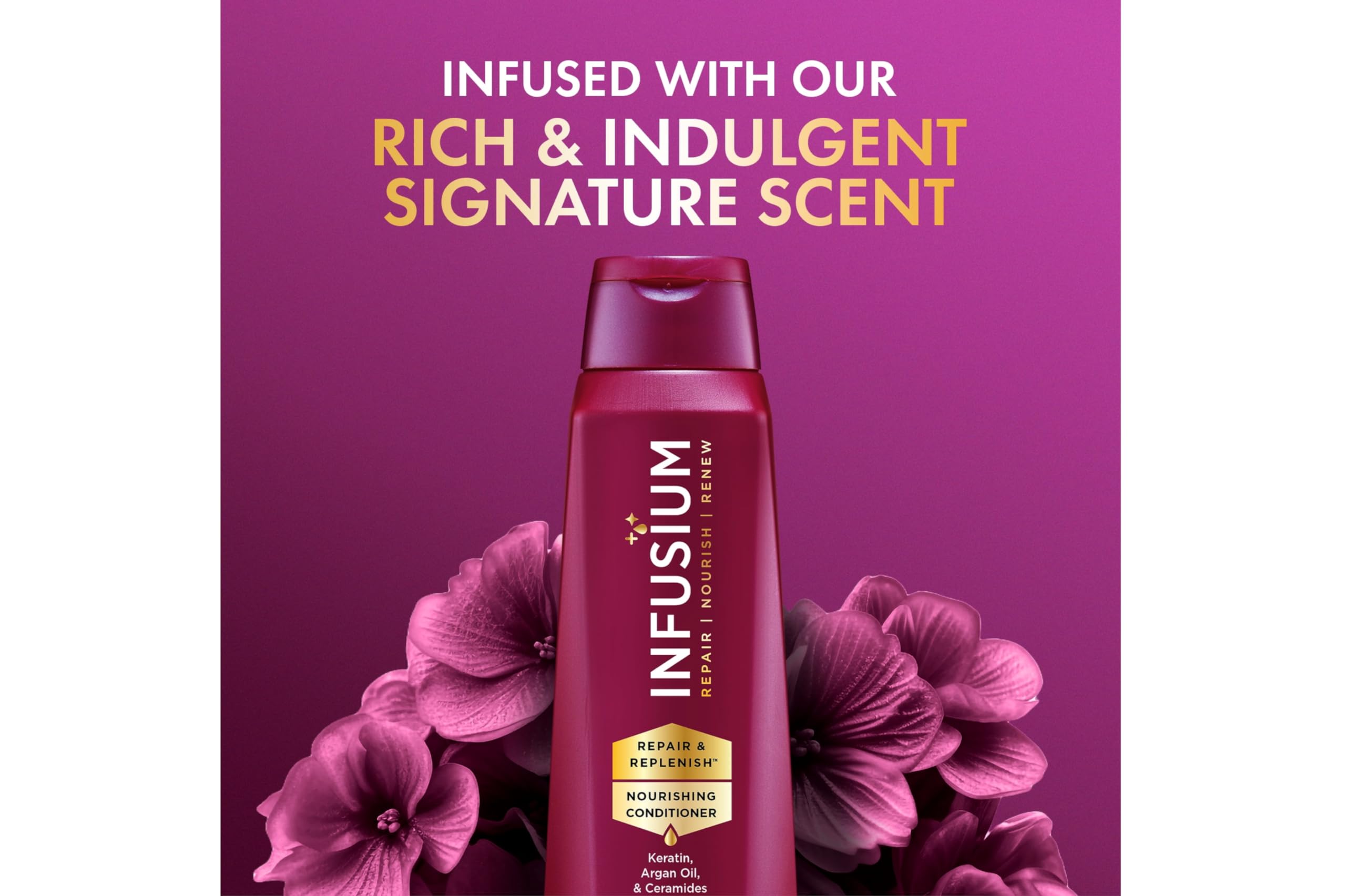 Infusium avocado olive oils ingredient closeup emphasizing nourishing oils for hydration