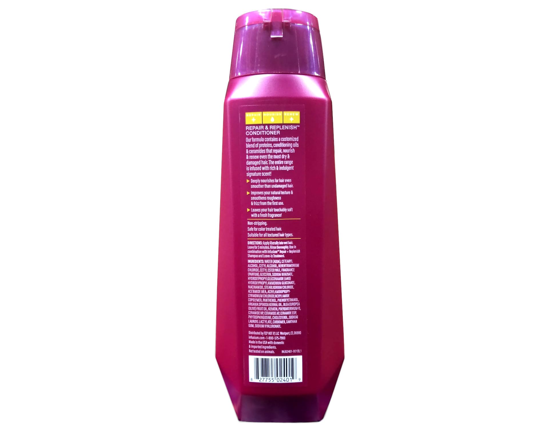 Infusium daily hair care ritual setup for a balanced moisture routine