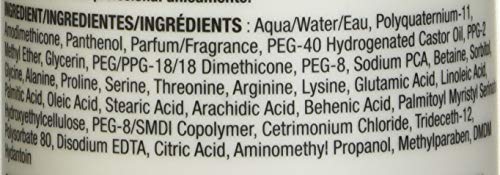 InfusiumPro23 leave-in conditioner applied to hair for shine and manageable styling