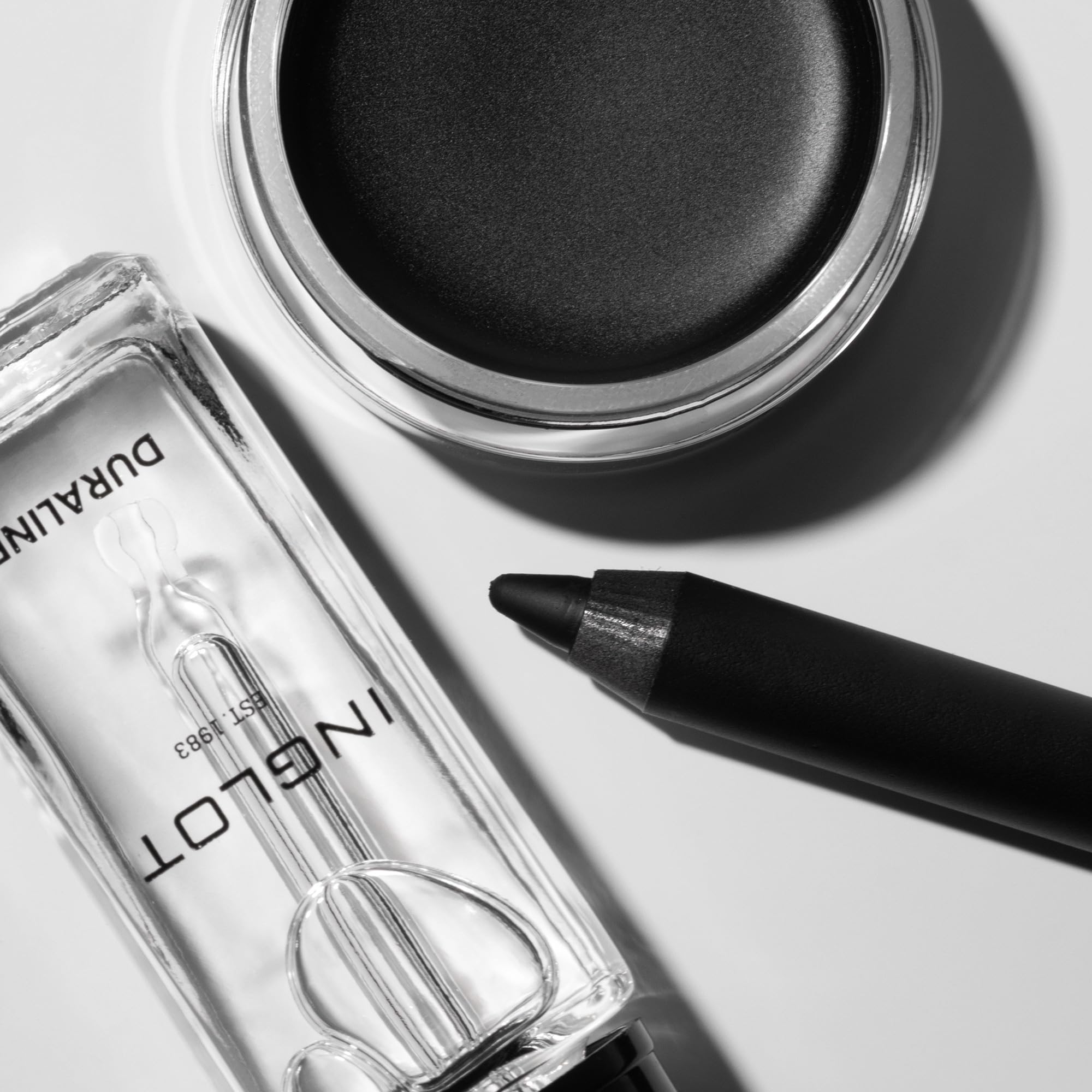 Inglot AMC Eyeliner Gel packaging front highlights compact design.