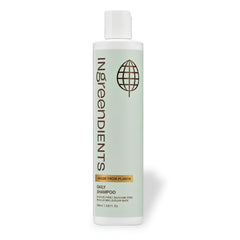 Ingreendients non-toxic vegan shampoo bottle front for daily use