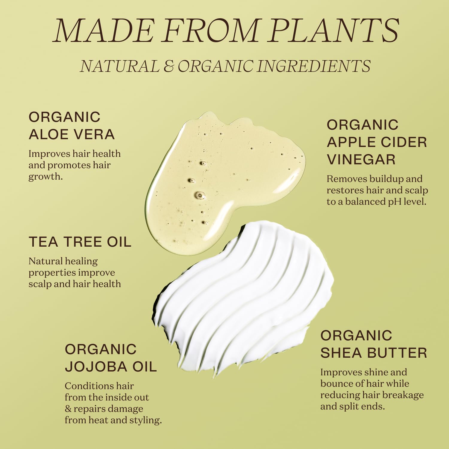 Ingreendients non-toxic vegan conditioner bottle for smooth, hydrated hair