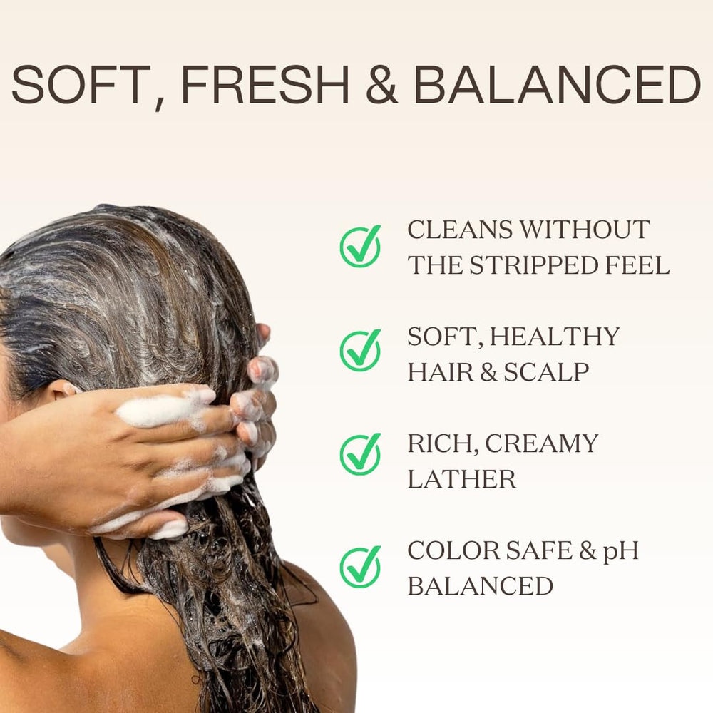 Ingreendients sulfate-free and silicone-free formula highlighted on packaging