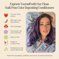 INH Amethyst application close-up demonstrates precise color deposition.