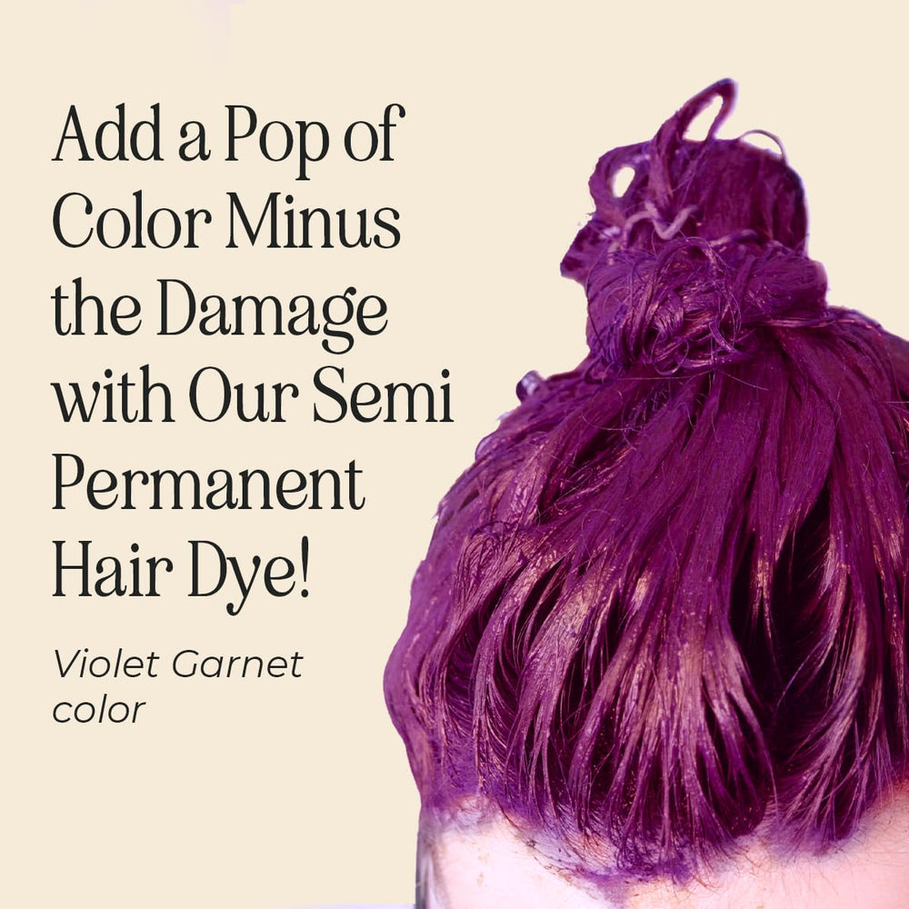 INH color-depositing conditioner jar close-up highlighting creamy formula.