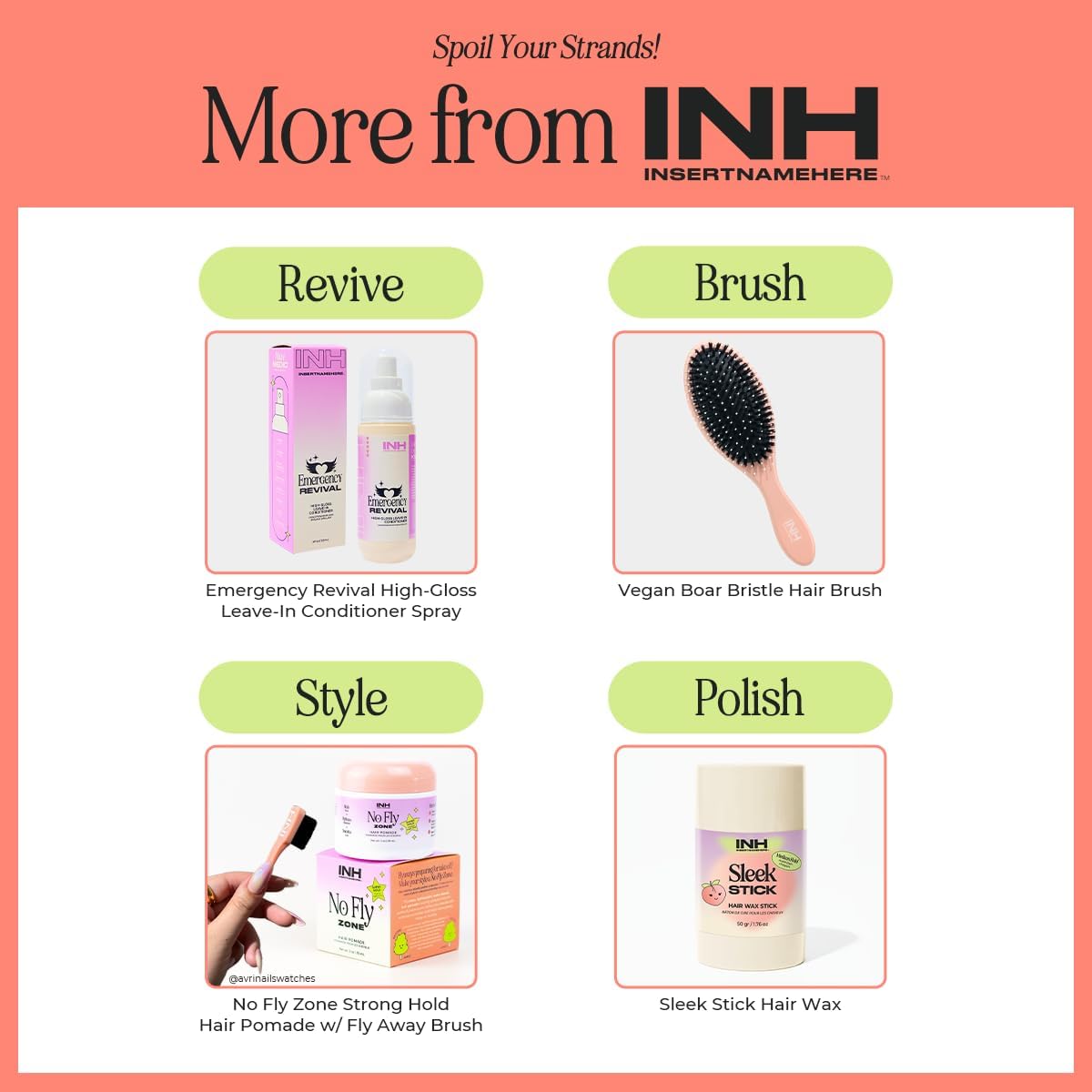 INH Hair Mascara can sculpt eyebrows and beards for versatile styling
