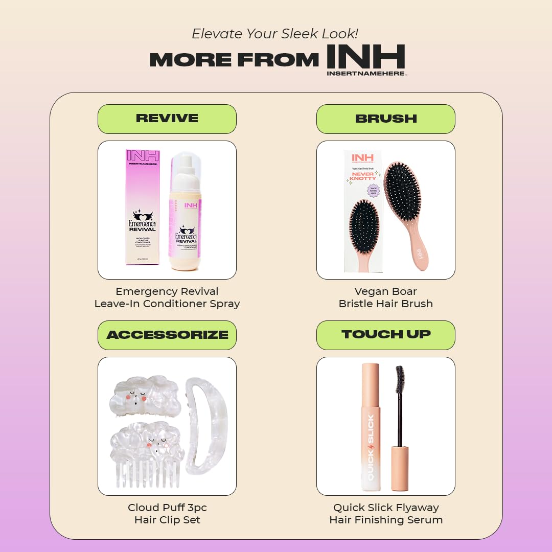 INH hair wax stick vegan label reinforces clean, cruelty-free styling choice.