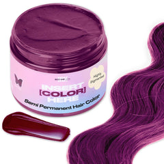 INH Garnet Violet color-depositing conditioner bottle showing vibrant tint.