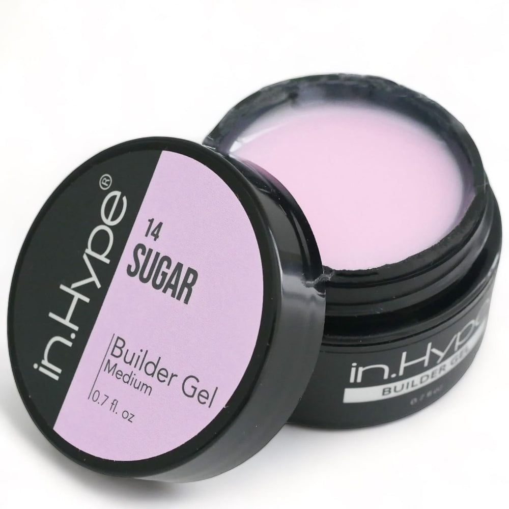 IN.HYPE Camouflage Builder Gel lilac pink sugar—smooth extension sculpting