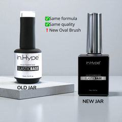 IN.HYPE Rubber Base Coat brush demonstrates smooth application