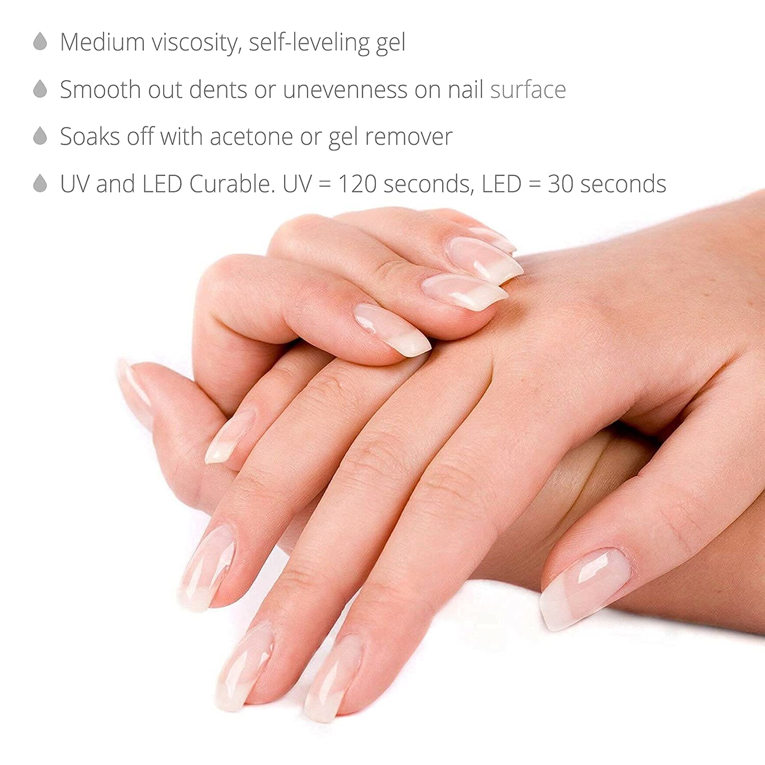 IN.HYPE Rubber Base Coat nail-smoothing texture before color