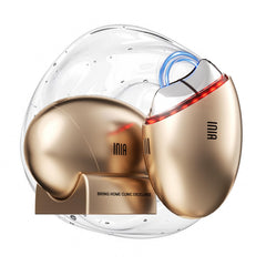 INIA 7-in-1 red light device front view for facial contouring benefits
