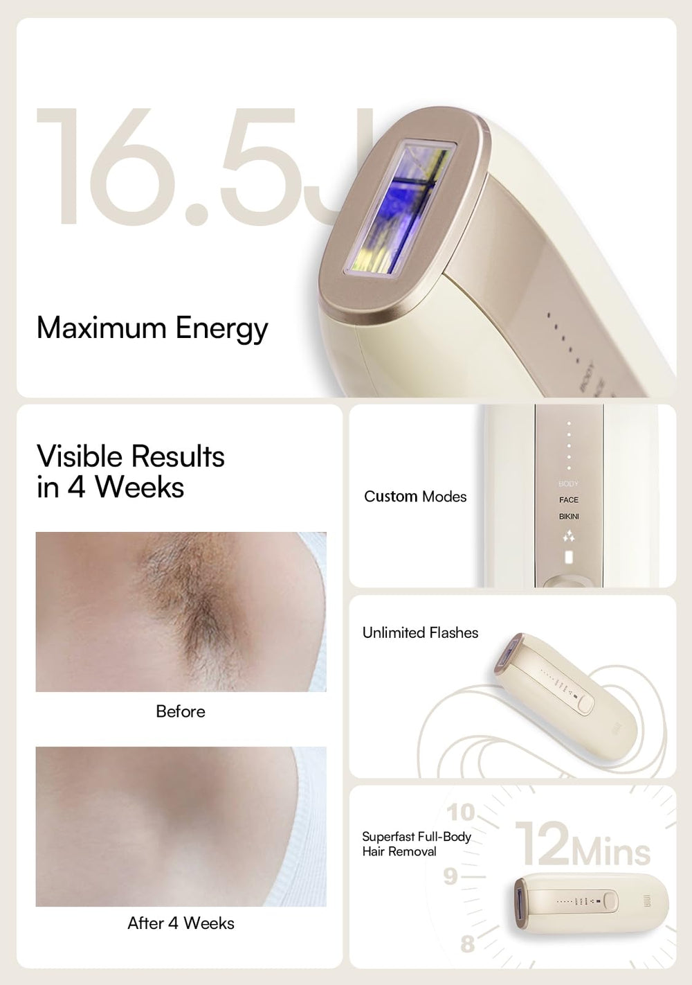 INIA Fond auto-glide-mode image shows fast hands-free treatment option.