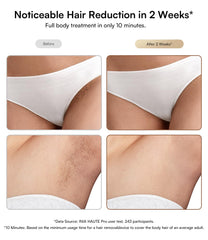INIA HAUTE Pro Bikini Mode targets coarse hair for bikini-area grooming.