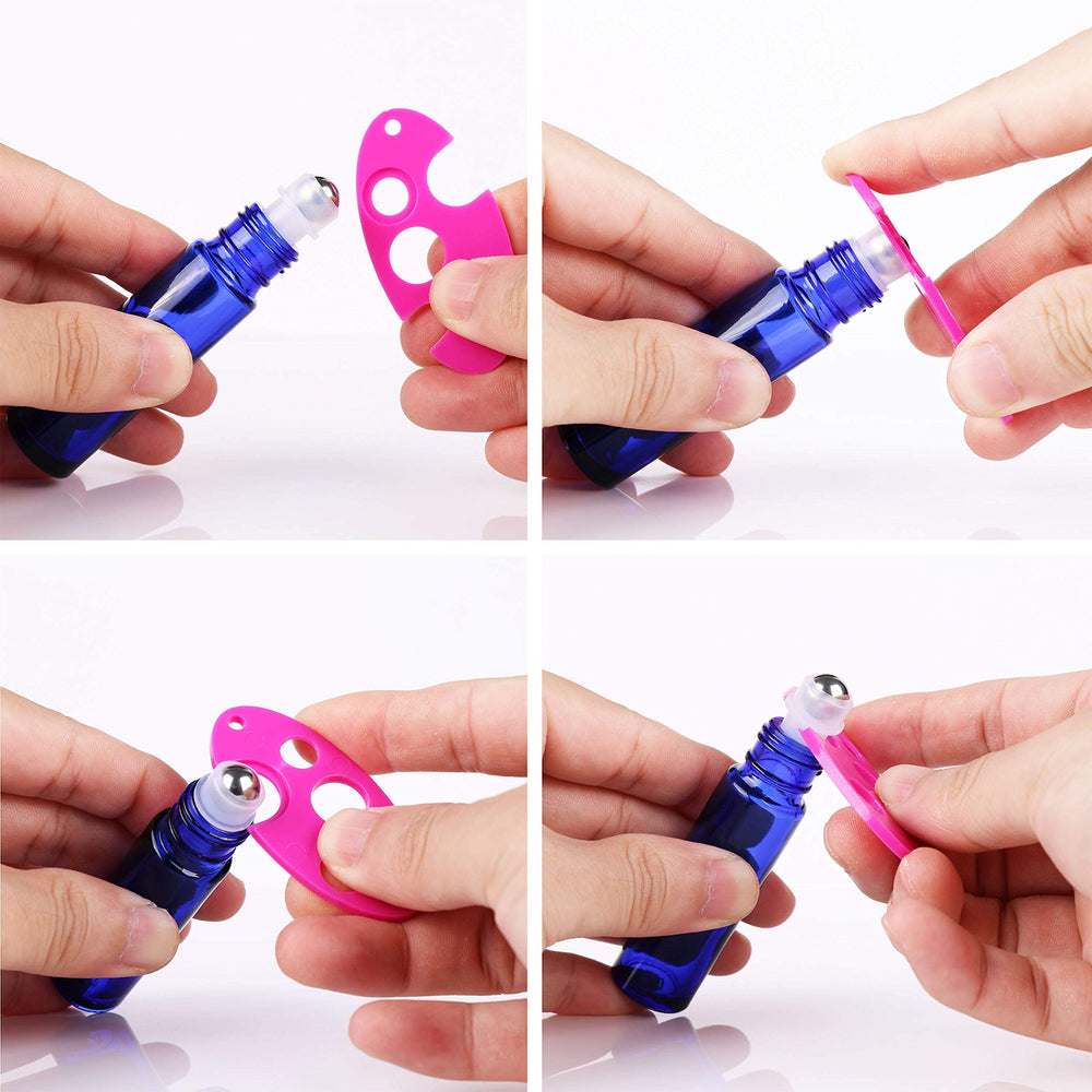 inice complete accessory set includes bottles, balls, labels, droppers, funnel and opener