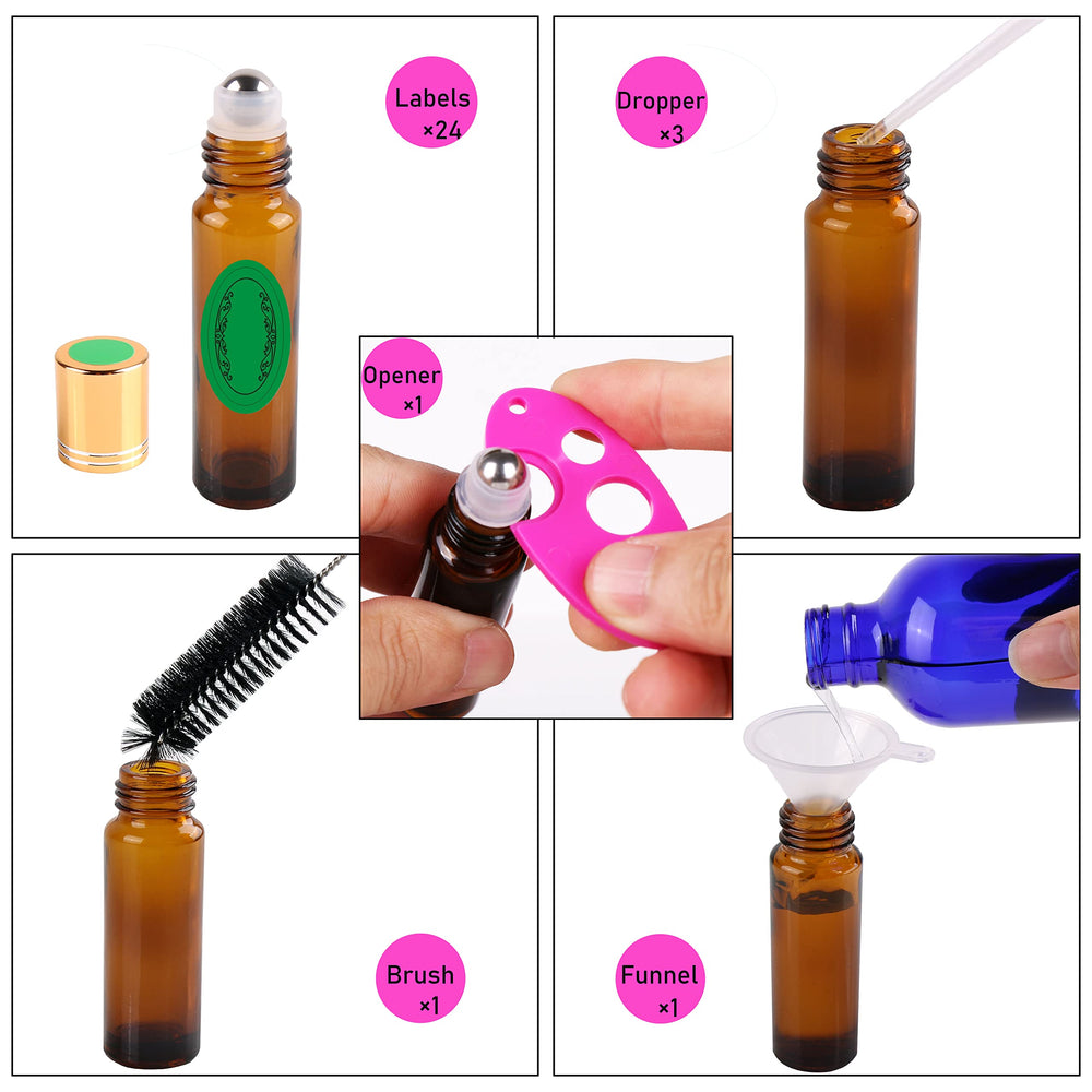 Inice droppers included for precise filling
