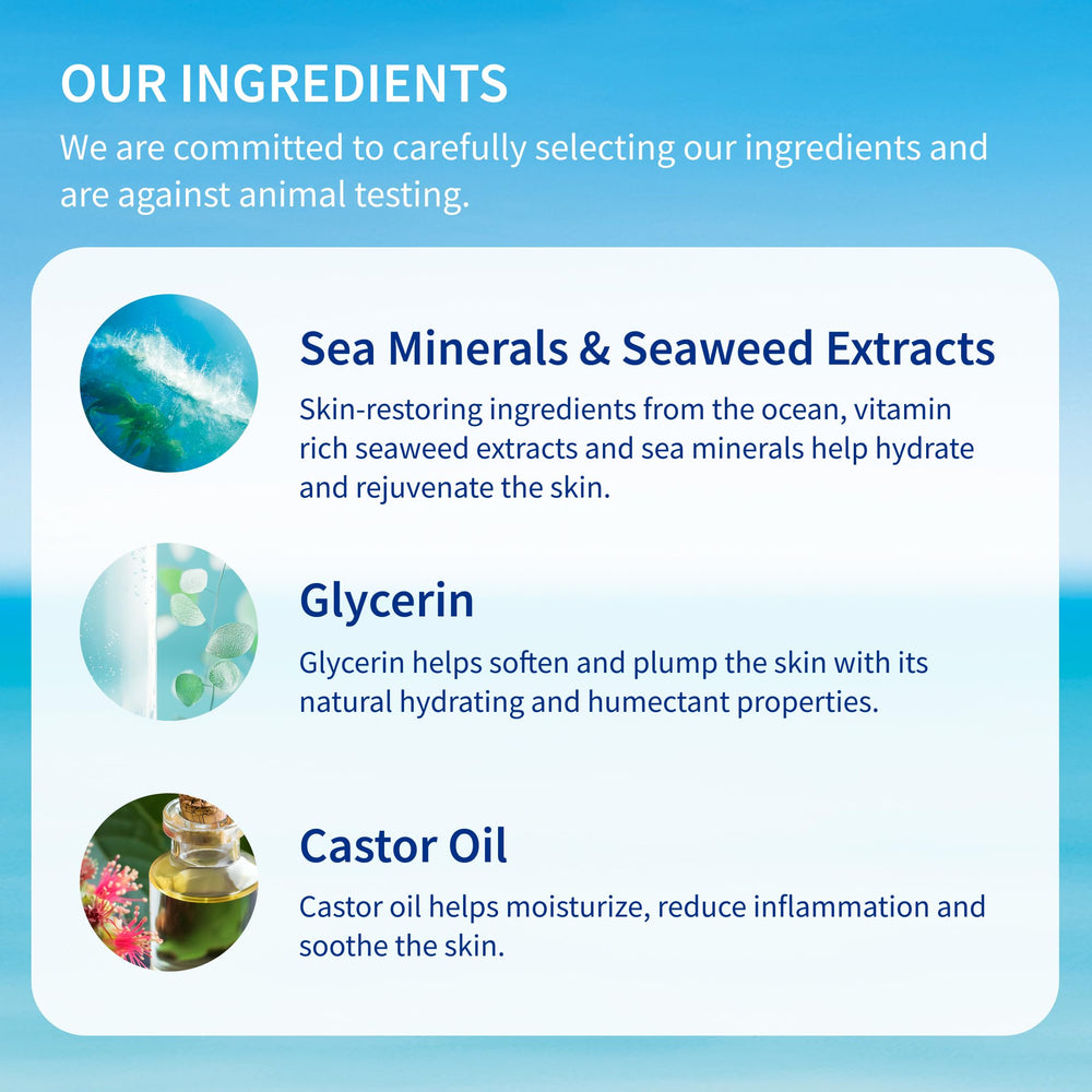 Inis the Energy of the Sea body scrub packaging display in a clean bathroom setting