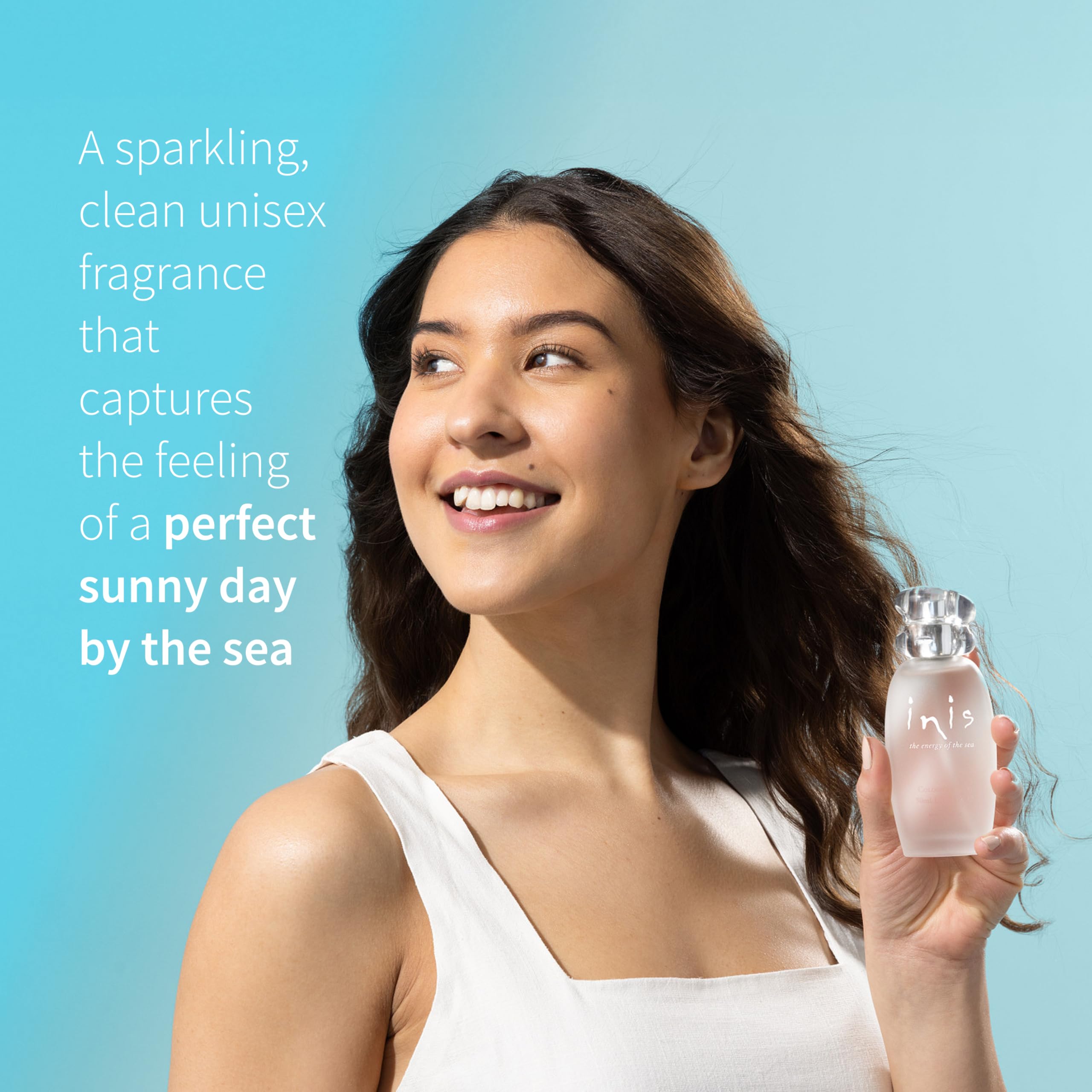Inis Energy of the Sea packaging highlights sustainable and cruelty-free branding.