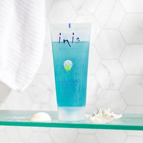 Inis energy of the sea fragrance bottle captures a crisp unisex ocean aroma.