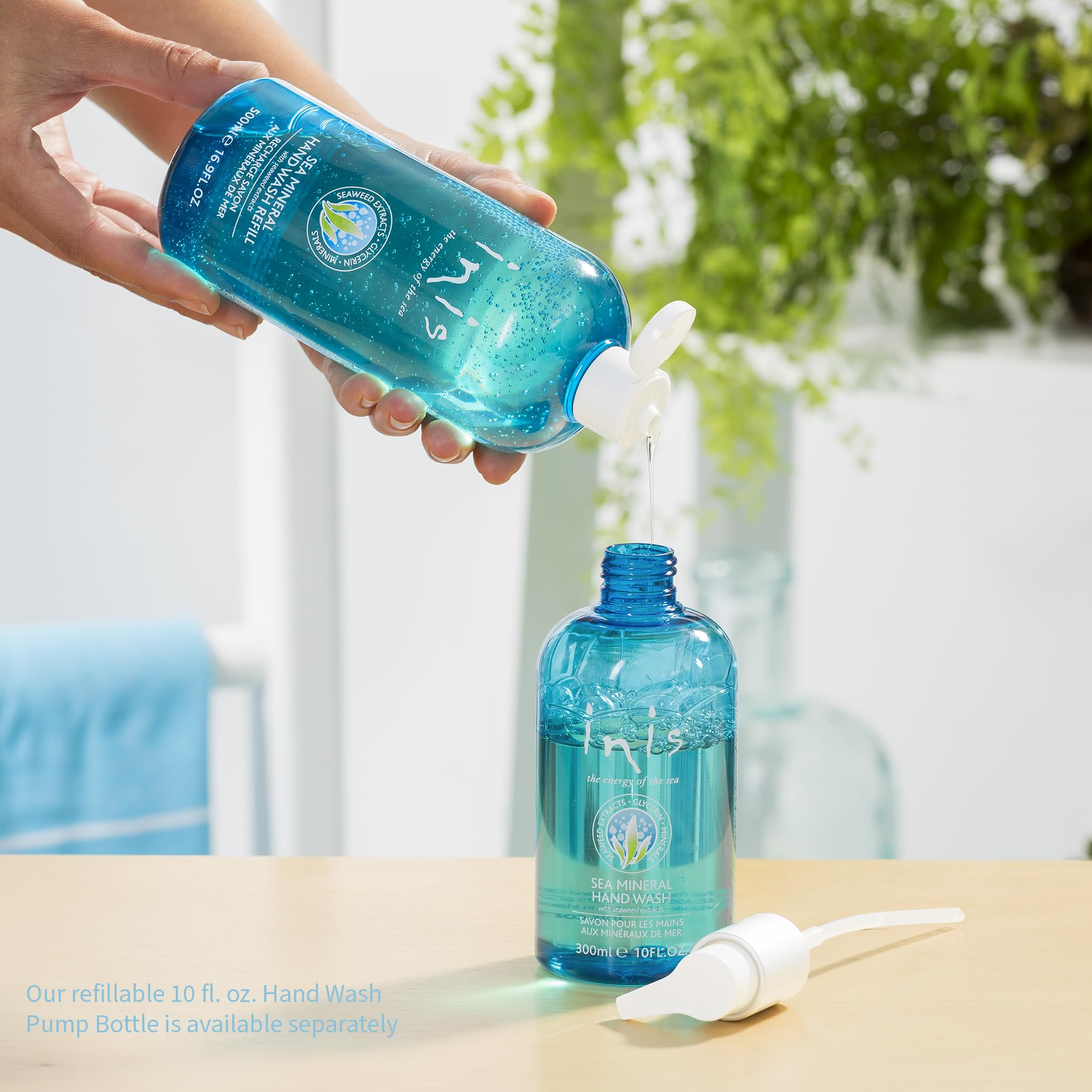 Inis energy of the sea ocean scent brightening a bathroom