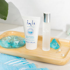 Inis Energy of the Sea Sampler Duo Packaging shows travel-friendly, compact set for everyday carry.