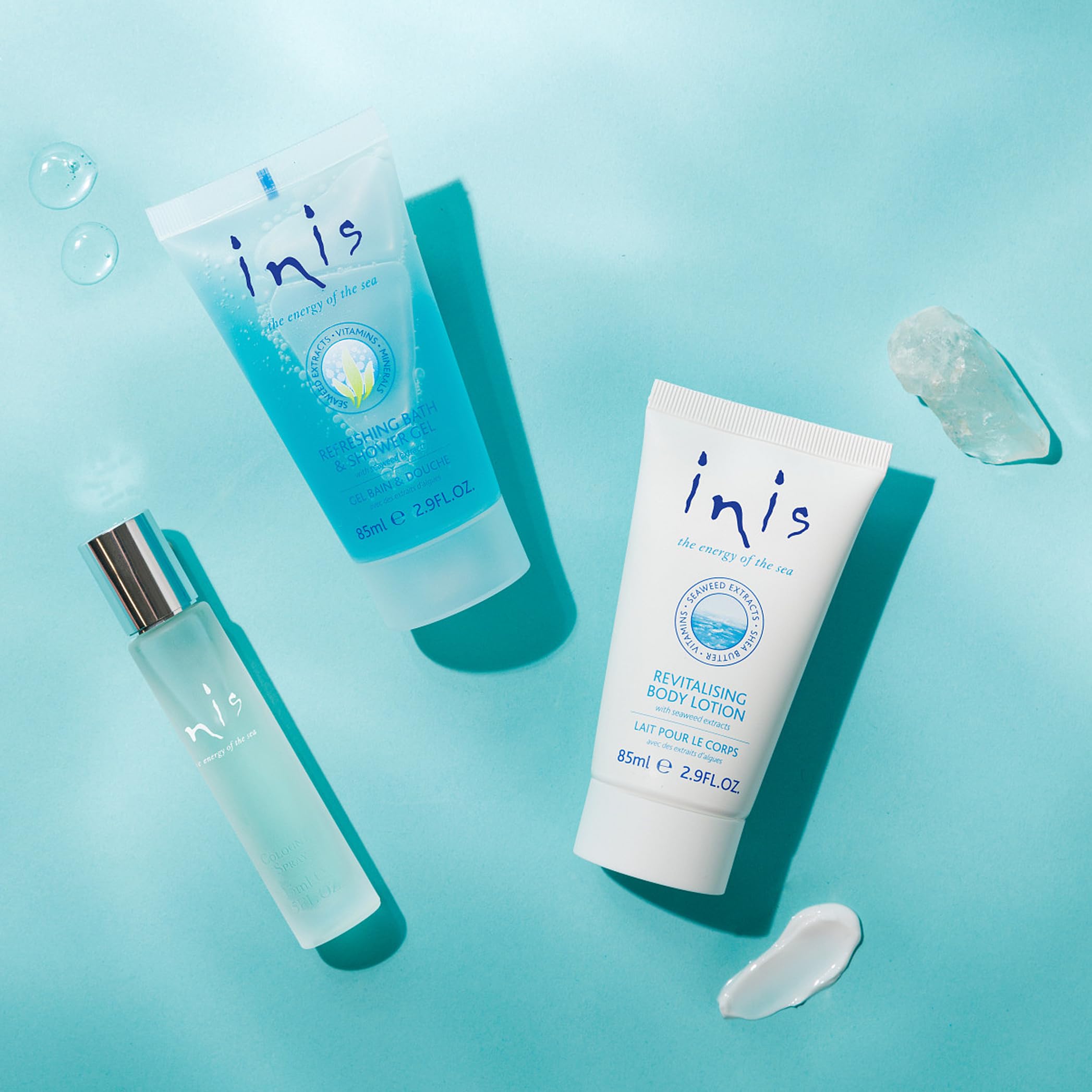 Inis coastal scent profile image highlights Atlantic-inspired fragrance notes.